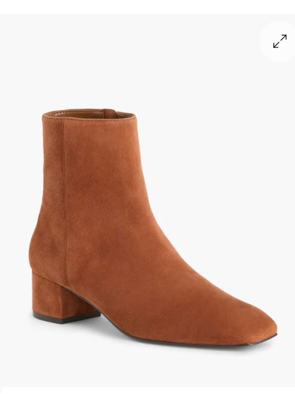 Talbots PERLA SUEDE BLOCK HEEL ANKLE BOOTS